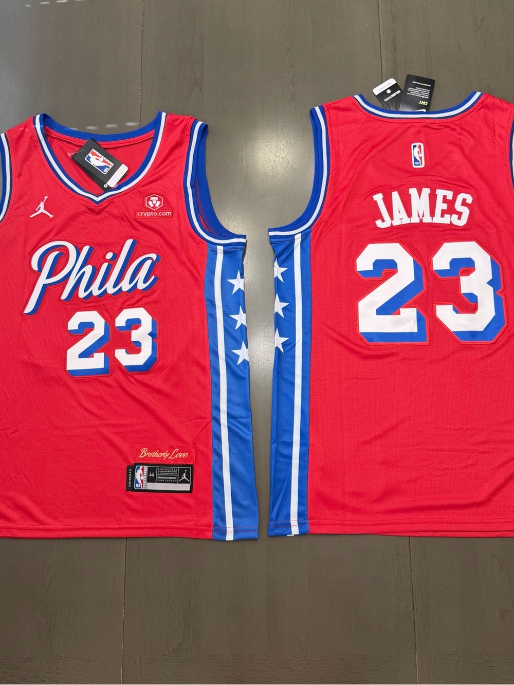 LeBron James 76ers jerseys